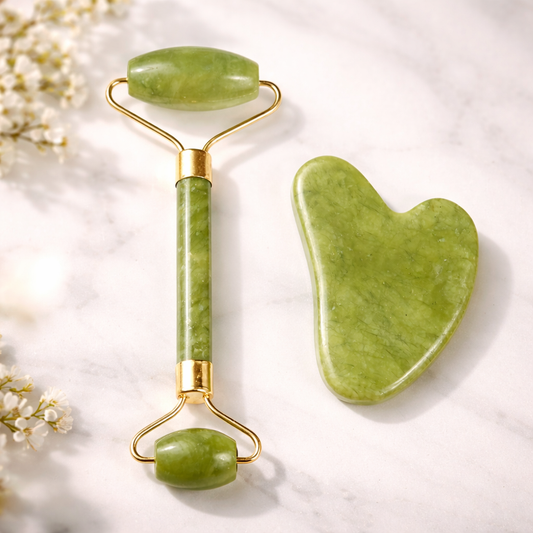 Gua Sha Pierre Naturelle Rouleau Pour Visage